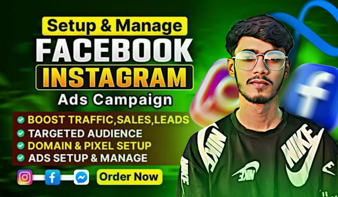 Set up and manage facebook ads instagram ads meta ads by Sufiyan_3 | Fiverr
