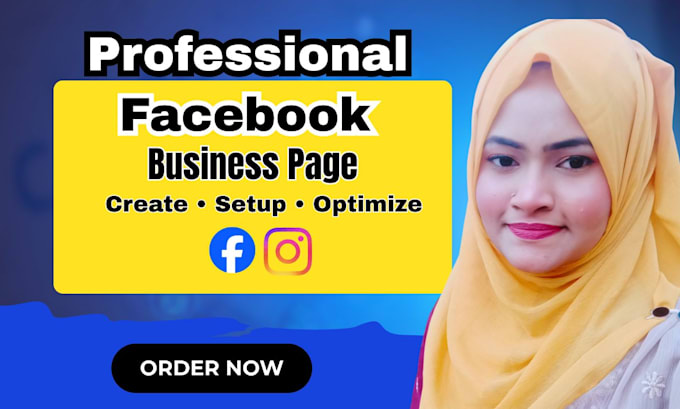 professional facebook page create setup and optimize