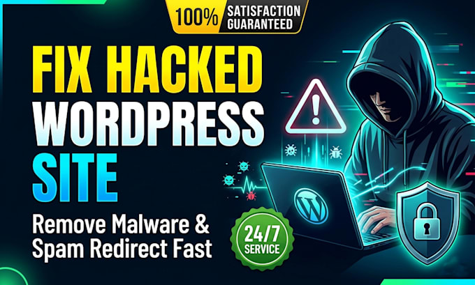 fix hacked wordpress site and remove malware, malicious code from website