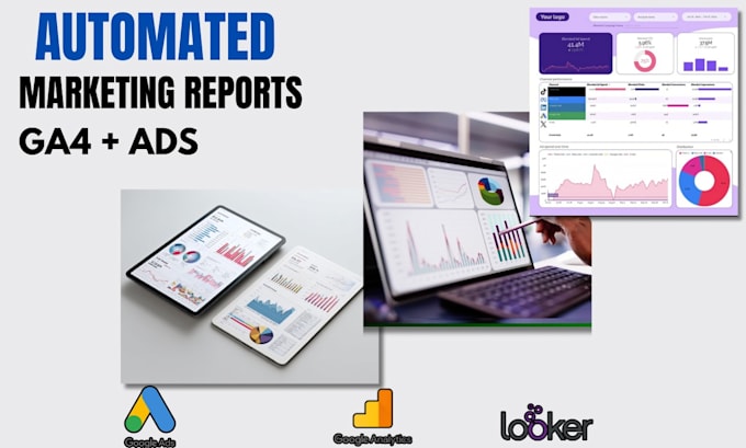 Crear un panel de looker studio para ga4 y google ads