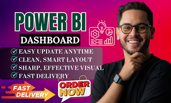 Design interactive power bi dashboards for business insights by ...