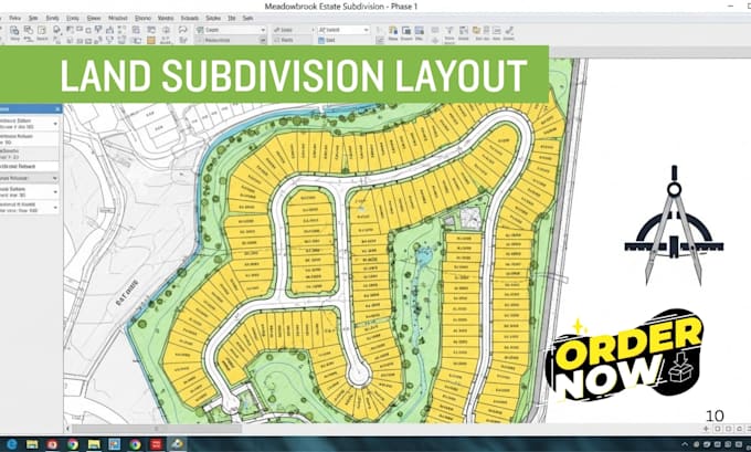 design professional real estate land subdivision layout