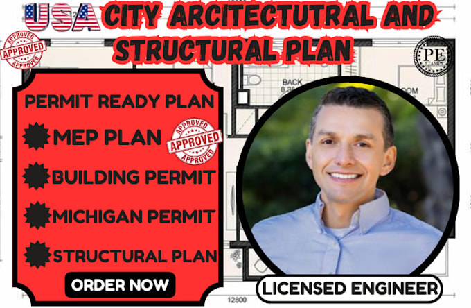 do michigan,ca,tx,mi,fl,nc architectural plan,building permit,structural plan