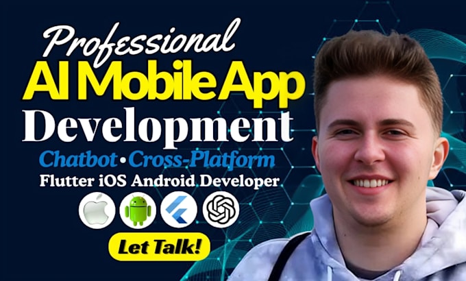 Ai mobile app development chatbot cross platform flutter ios android ...