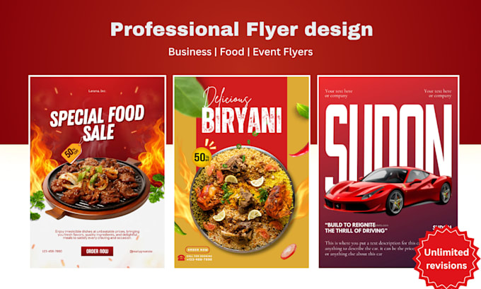 create professional flyer design