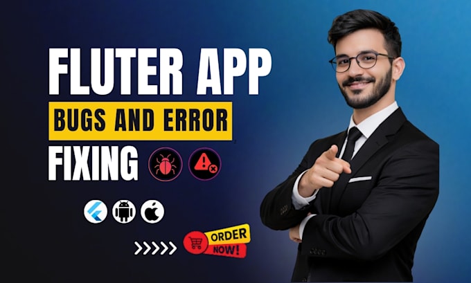 fix flutter app bugs, errors, and crashes professionally