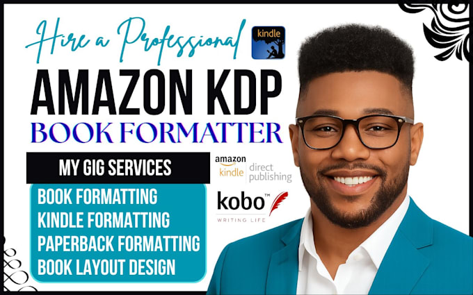 do book formatting, kindle formatting, paperback formatting, book layout design