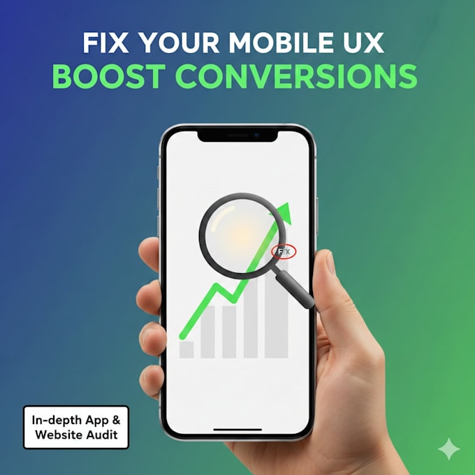 do a mobile UX audit to improve app or website conversions
