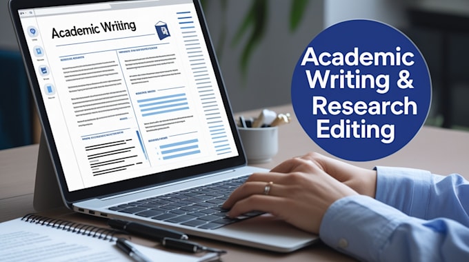 do academic writing support and research content editing