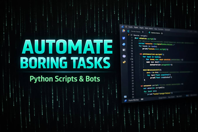 build a custom python script to automate your daily tasks