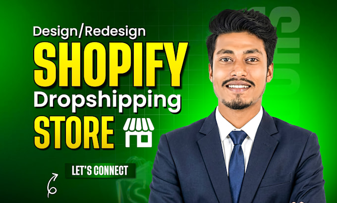 do shopify store design, dropshipping store, redesign shopify, shopify website