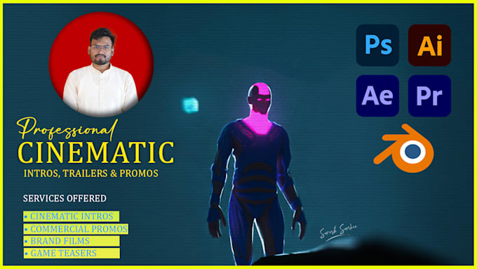 create cinematic vfx intros, trailers and promotional videos