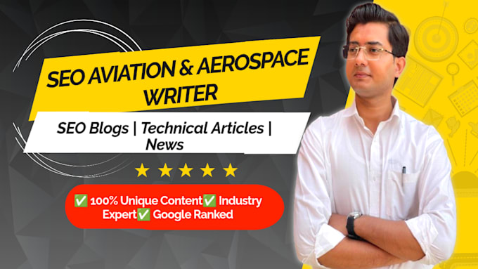 write SEO aviation articles and aerospace blog content that ranks on google