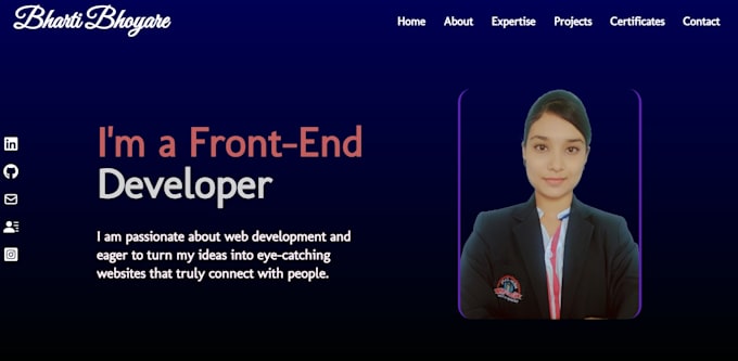 build a responsive react frontend