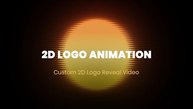 create a clean and modern 2d logo animation and reveal video
