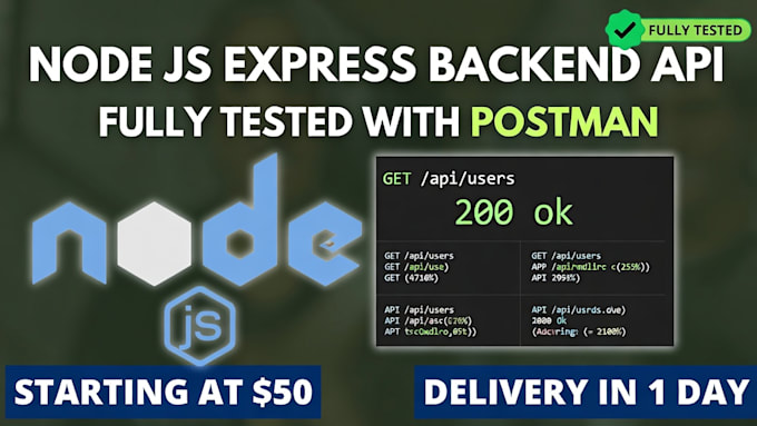 develop fast nodejs backend API with express and mongodb