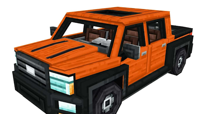 create custom minecraft blockbench 3d model,  animation and textures