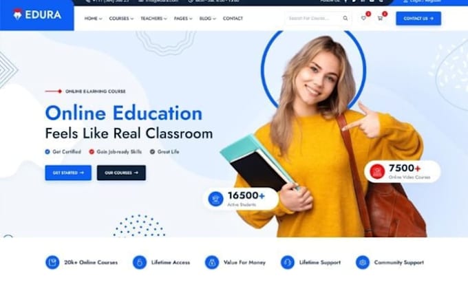 build online tutoring website language learning website