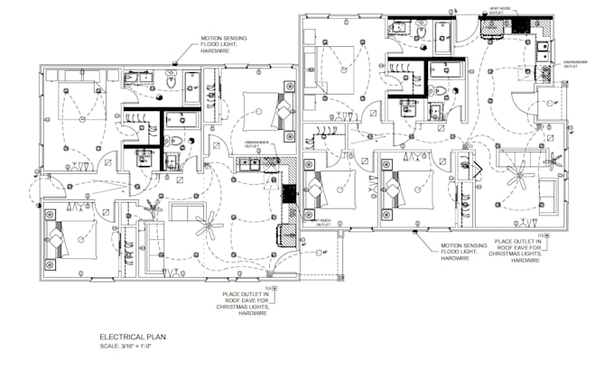 create electrical design and lighting plan