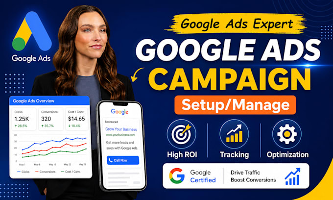 setup and manage your google ads, adwords, and PPC ad campaigns