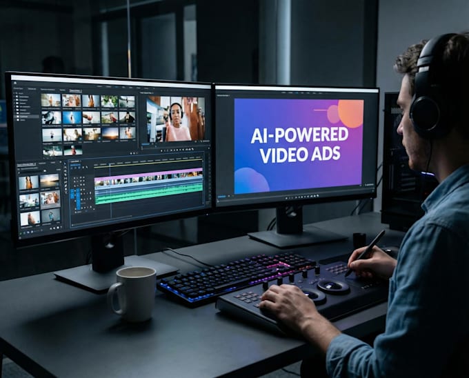 ai video ads with professional editing
