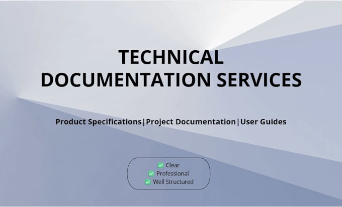 write clear and professional technical documentation