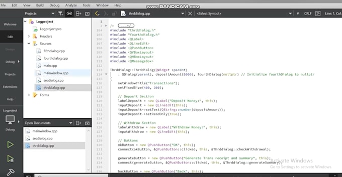 develop c, cpp, c sharp and python programming projects