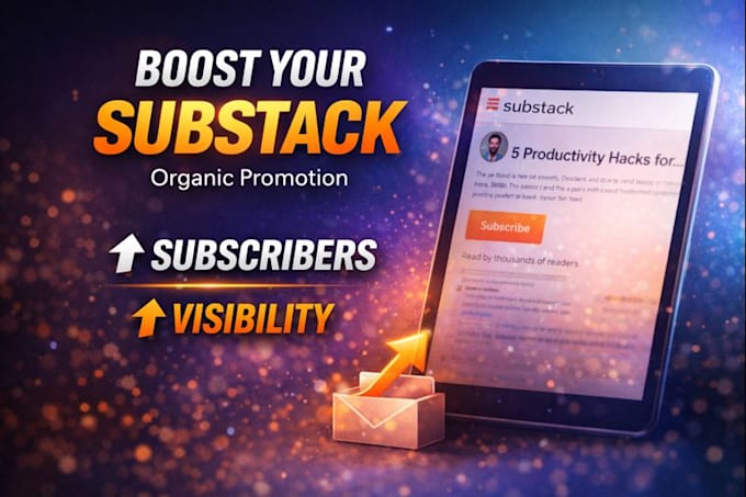 do organic substack promotion, substack newsletter, ghost, article promotion