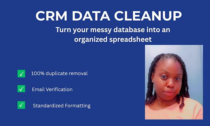 clean, deduplicate and organize your CRM database