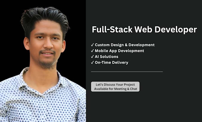 develop a custom full stack web application for your business