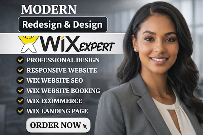 wix website redesign, wix website design, wix store development