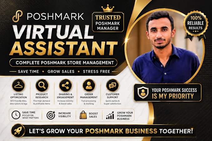 manage your poshmark store as a professional VA