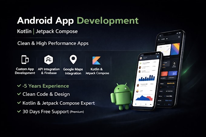 develop a clean, high performance android app