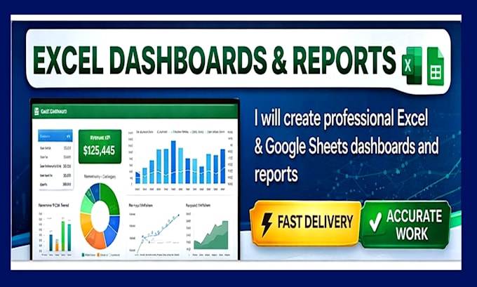 create advance reports in excel and google sheets