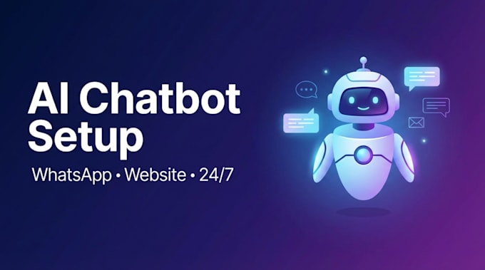 build an ai chatbot for whatsapp, website and customer support
