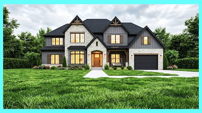 do exterior design 3d modeling and commercial architectural 3d rendering