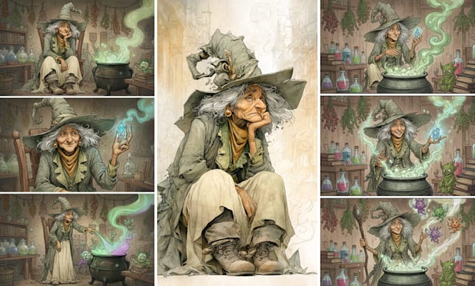 create ai illustrations for books, storytelling and brands
