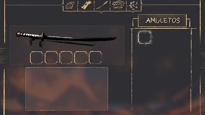 design game UI art for your indie game