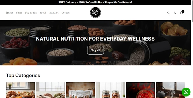 build a professional shopify store or branded website