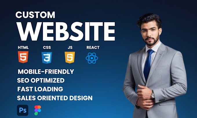 build responsive HTML, CSS, js website cross browser adaptive