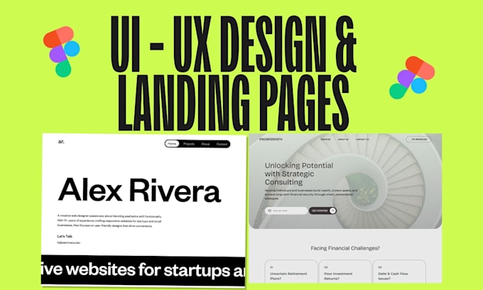 Design a high converting landing page ui in figma for startups by ...