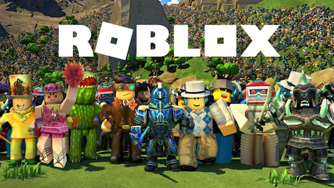create full roblox game map environment and character design