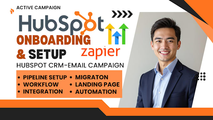 Setup hubspot crm onboarding, automation, workflows, and pipelines for ...
