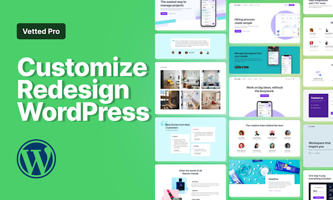do wordpress website customization and custom redesign