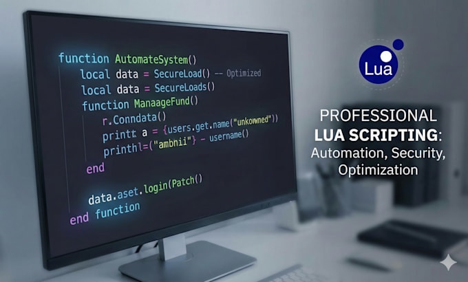 make lua programming scripts, tasks and others