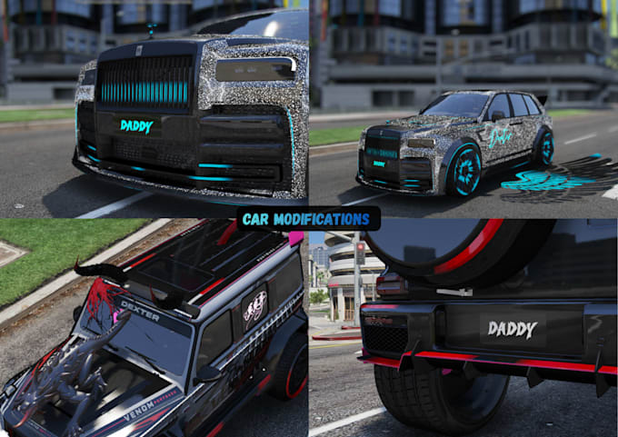 design your custom fivem and gtav vehicles