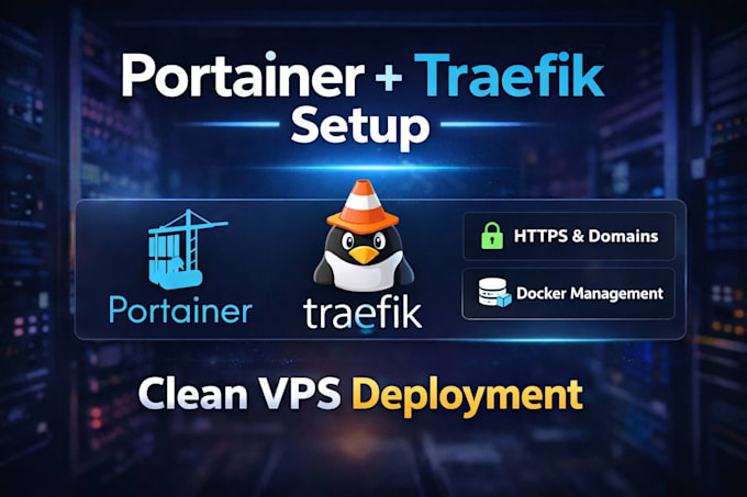 setup portainer and traefik on your vps with https