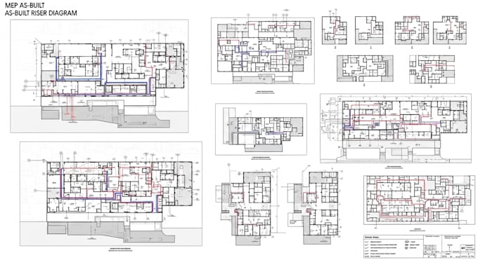 Design detailed as built mep riser diagrams and layouts by Harry_44lee ...