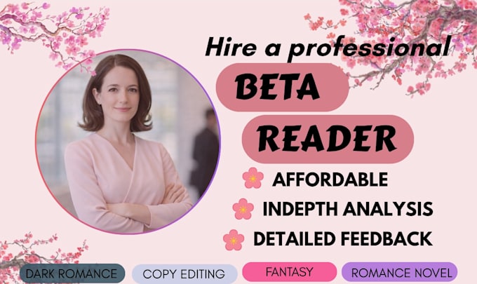 Be romance beta reader and copy editor for dark romance, manuscript ...