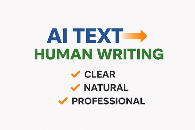 humanize ai written content into natural english